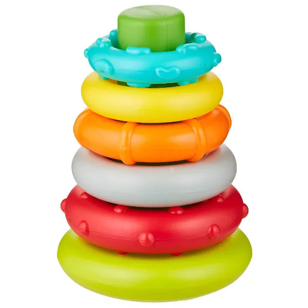 Infantino Rock'N Stack Rings Toy For Babies and Toddlers alternate