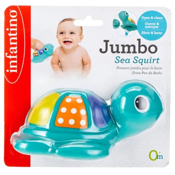 Infantino-Jumbo Sea Squirt-Turtle -Bathing Toys For Babies and Toddlers