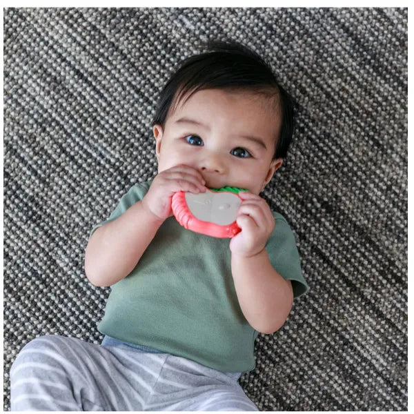 Infantino Lil' Nibblers Vibrating Apple Teether For Babies and Toddlers alternate