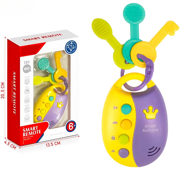 Huanger Baby Musical Smart Car Remote Key with Light and Sound (BYIS192)