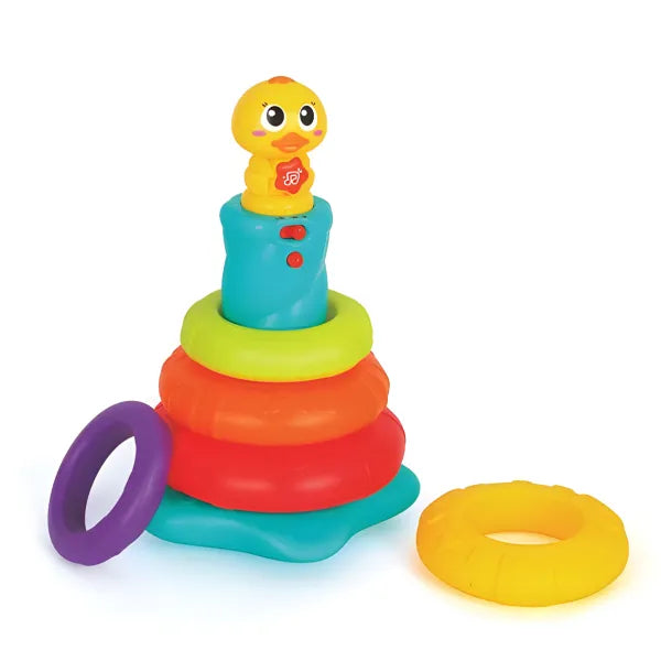 Hola Little Rainbow Duck Rings Stacking Toy for Kids (BYLT162) alternate