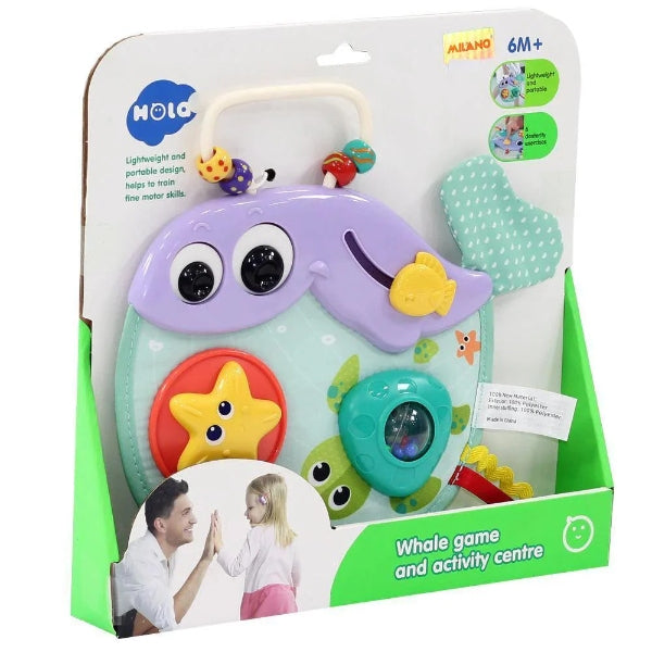 Hola Whale Activity Centre Baby Toy 6M+, Multi-Sensory Play & Learning Table alternate