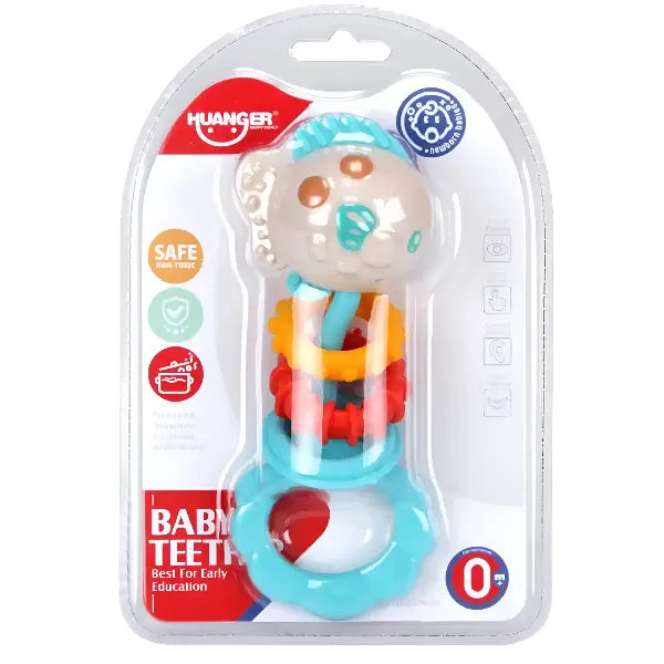 Huanger Baby Teether Rattle Toy