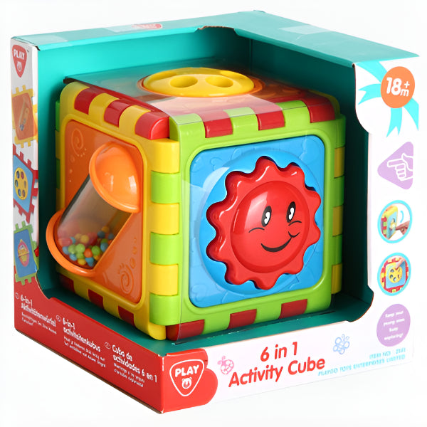 Playgo 6-In-1 Activity Cube Toy