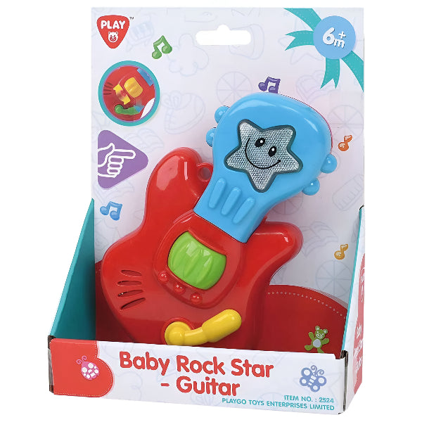 Playgo Baby Rock Star Guitar – Musical Light & Sound Toy For Babies 6M+