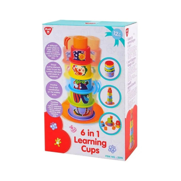 Playgo 6-in-1 Learning Cups Activity Toy Set