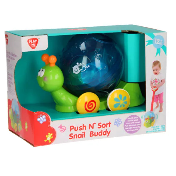 Playgo Push N' Sort Snail Buddy Toy