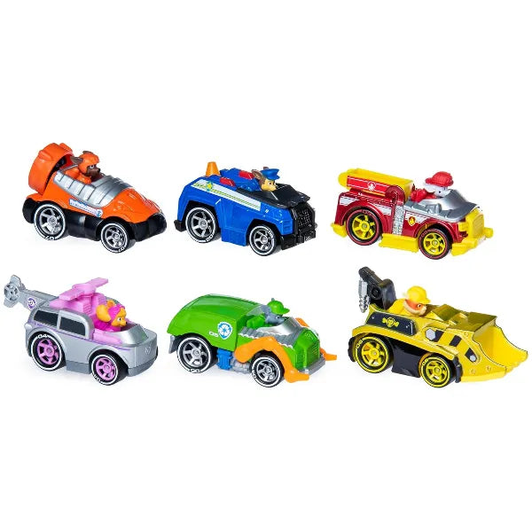 Paw Patrol True Metal Classic Gift Pack – 6 Collectible Die-Cast Vehicles, Toy Cars for Kids alternate