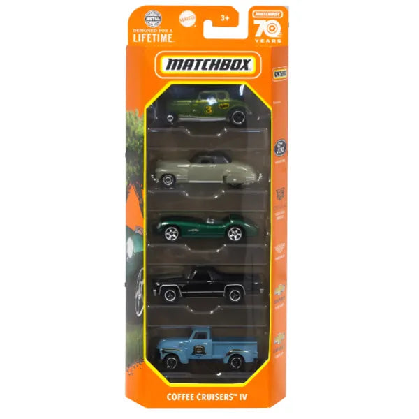 MatchBox 5-Pack Assorted