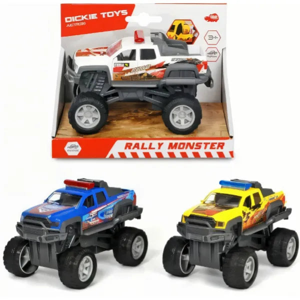 Dickie Toys Rally Monster Truck Toy Assorted 1 Pieces Set