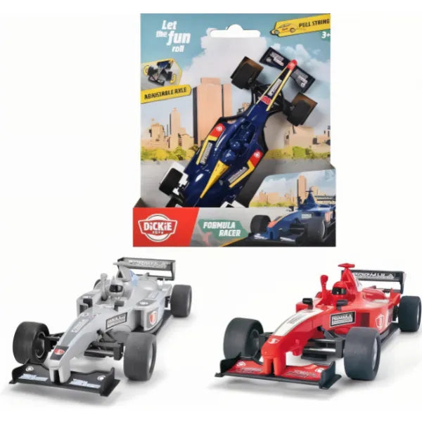 Dickie Toys Racer Formula Racing Manual Toy Car Assorted 1 Pieces Set