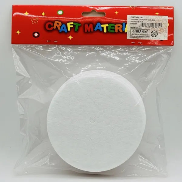 Round Shape Craft Foam For DIY Art & Carft Works- 12 Cm Pack Of 2