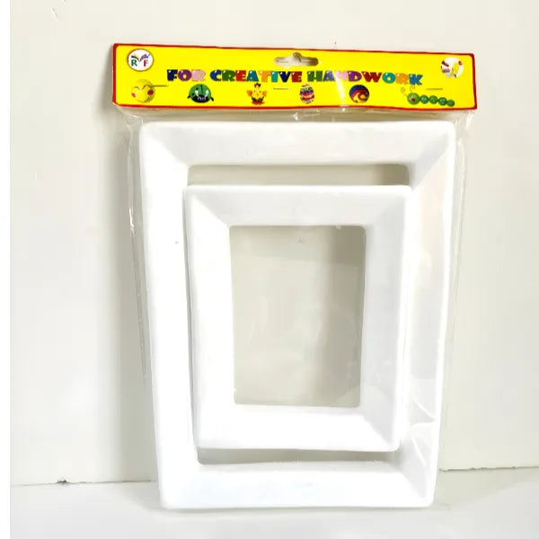 Craft Foam Photo Frame Shape For Craft Works-Pack Of 2 Pieces
