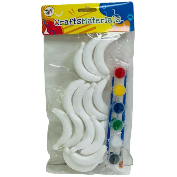 DIY Banana Shape Craft Foam With Painting Set (CBAM96)