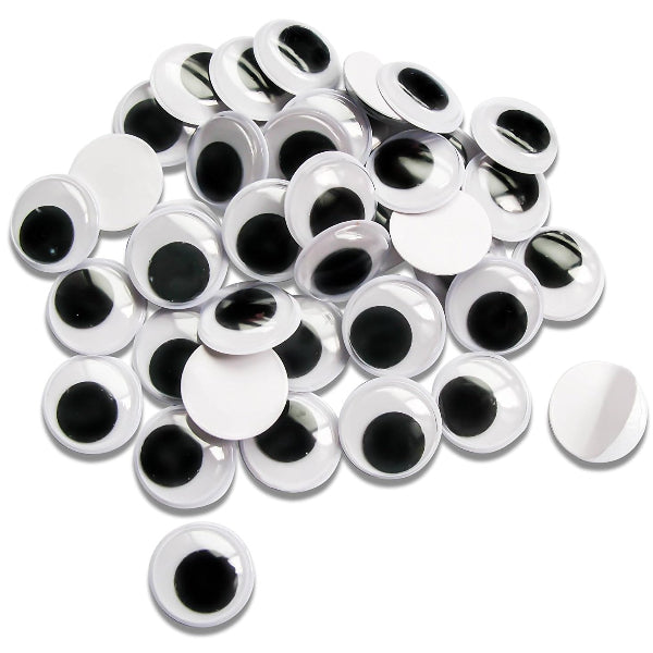 Diy Googly Eyes – Sticky Round Black & White Eyes