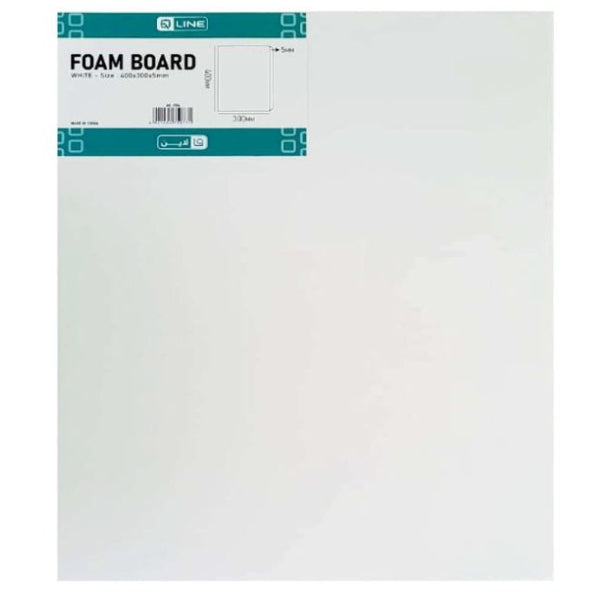 Q Line White Foam Board 700X500 Cm -5Mm Thick