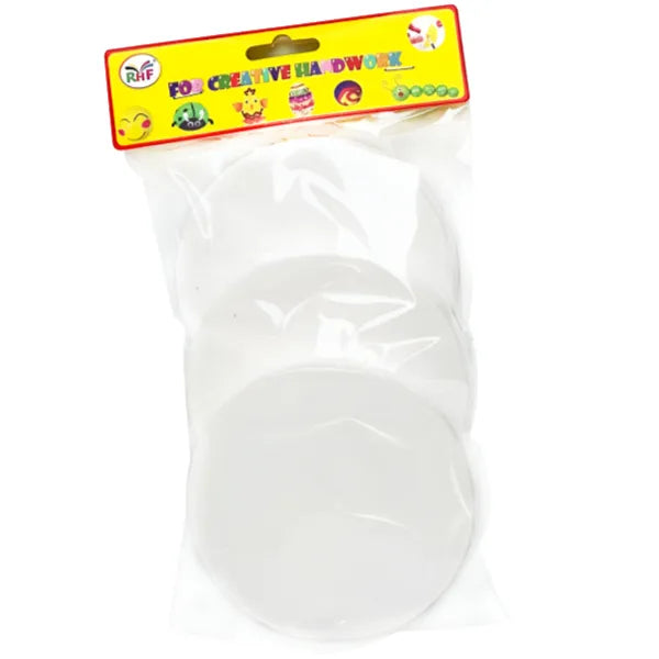 Round Shape Craft Foam For DIY Art & Carft Works - Pack Of 3