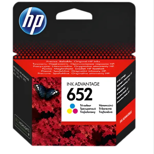 HP 652 Ink Advantage Cartridge,Tri-Color