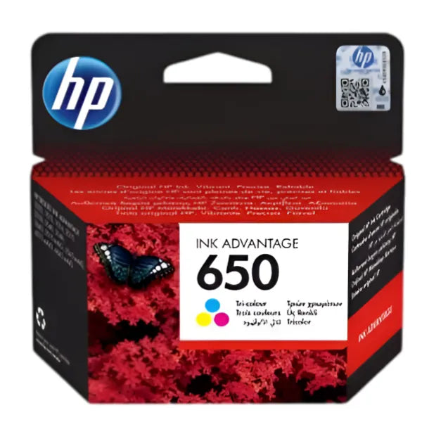 HP 650  Original Ink Advantage Cartridge,Tri- Color