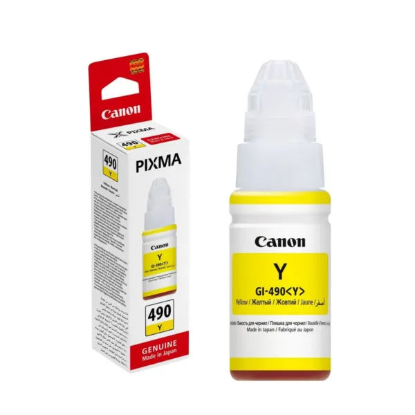 Canon GI-490 Yellow Original Ink Bottle alternate