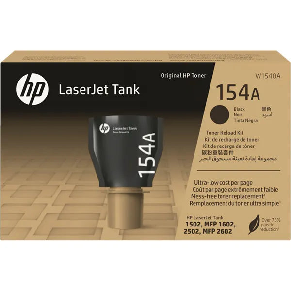 HP 154A Black Original LaserJet Tank Toner Reload Kit (CGOM65)