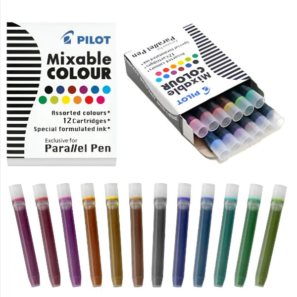 Pilot Parallel Pen Refill Cartridge - Pack of 12