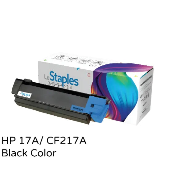 حبر ستابلز الأصلي. بديل خرطوشة الليزر جيت HP 17A/ CF217A أسود