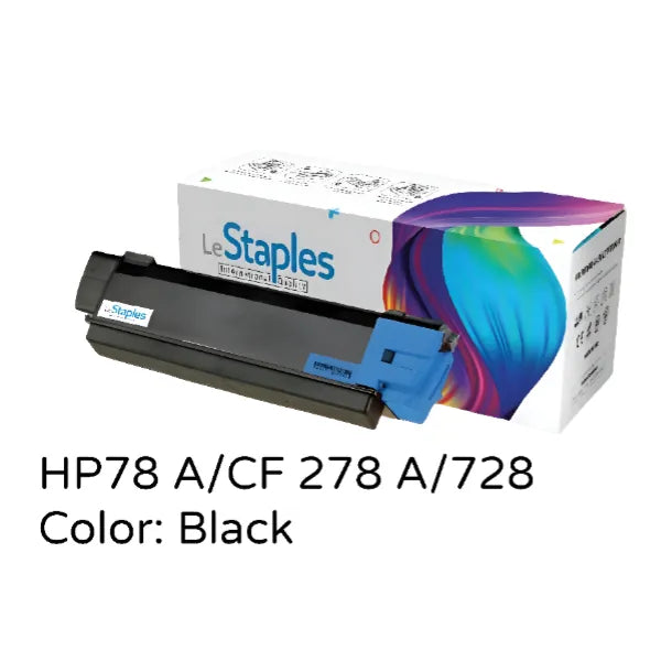 Le Staples Original Toner .Replacement For LaserJet  Cartridge - HP78 A/CF 278 A/728