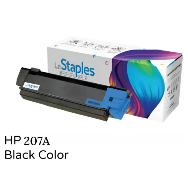 Le Staples Original Toner Replacement For LaserJet Cartridge HP 207A Black , W2210A