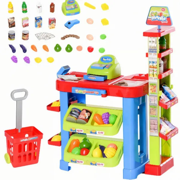 Home Supermarket Interactive Play Set for Kids (CHWD09) alternate