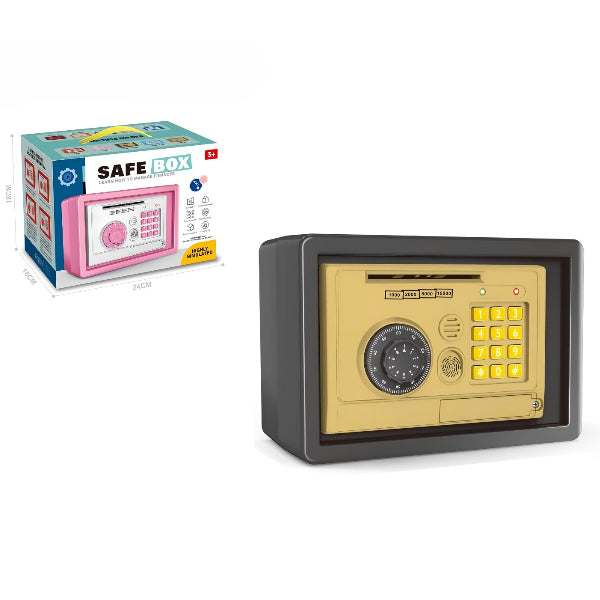 Electronic Smart Money Saving Box With Keypad – Black