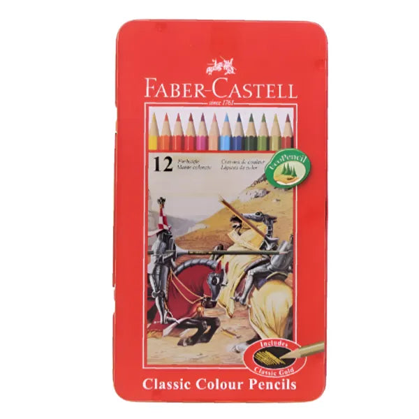 Faber Castell Classic Colour Pencil 12 Colors