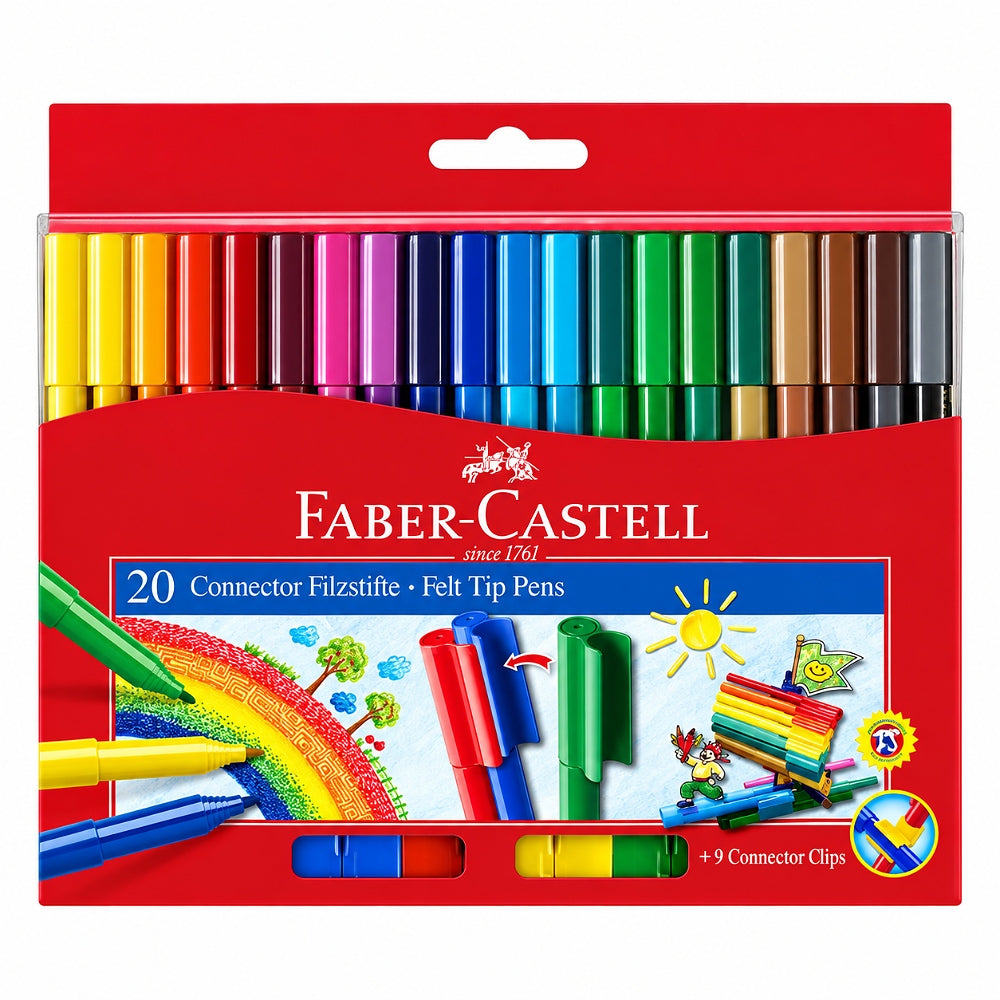 Faber Castell Connector Pens 20 Pieces