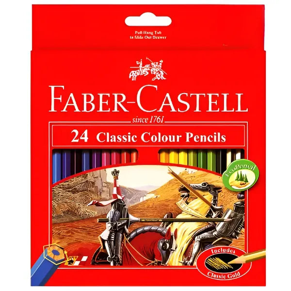 Faber Castell Classic Color Pencils- Pack Of 24