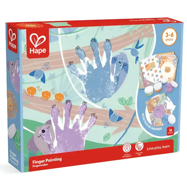 Hape Finger Painting Art Kit – Creative Activity Set for Kids