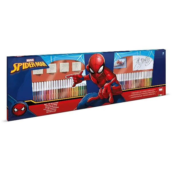 Multiprint Spiderman Felt Tip Pen Set – Creative Art Kit for Kids