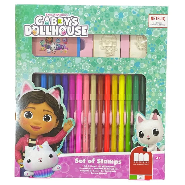 Multiprint Gabbys Doll 18 Felt-Tip Pens Coloring Set (CLFS61)