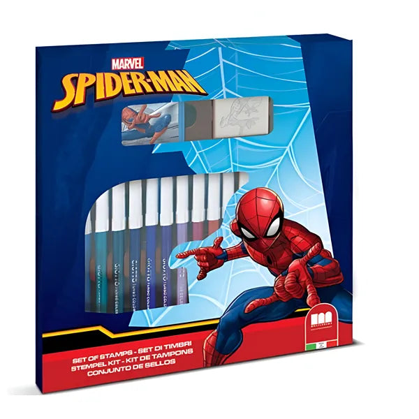 Multiprint Spidey & Friends 18 Felt-Tip Pens Coloring Set (CLFS65)
