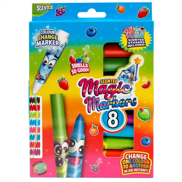 Scentos Magic Markers Pack of 8 (CLFS71)