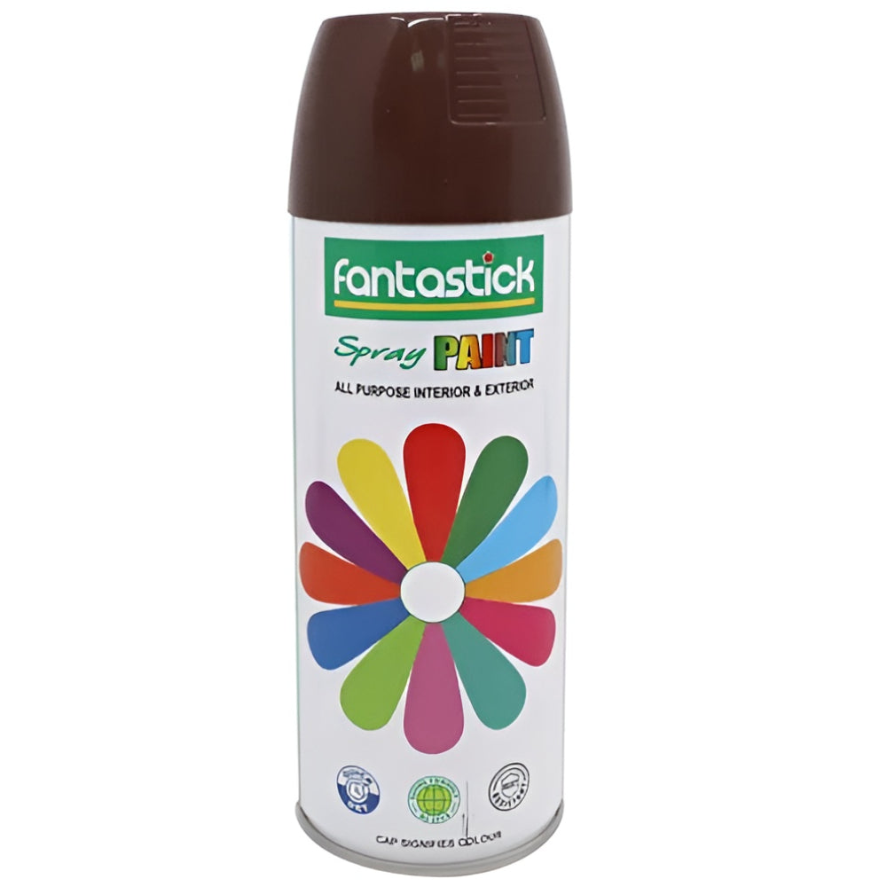 Fantastick Acrylic Spray Paint 400Ml -Brown
