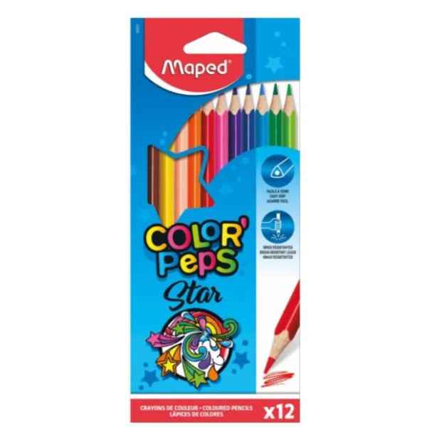 Maped Color'Peps Colouring Pencils (Pack of 12)