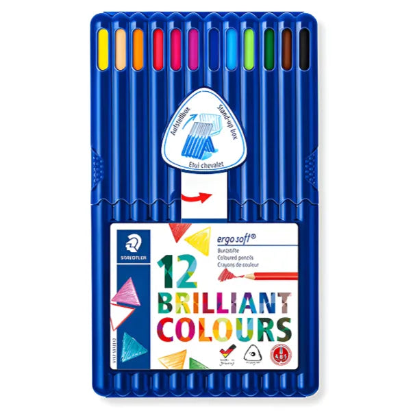 Staedtler Ergosoft Colour Pencil Set Of 12 Colors