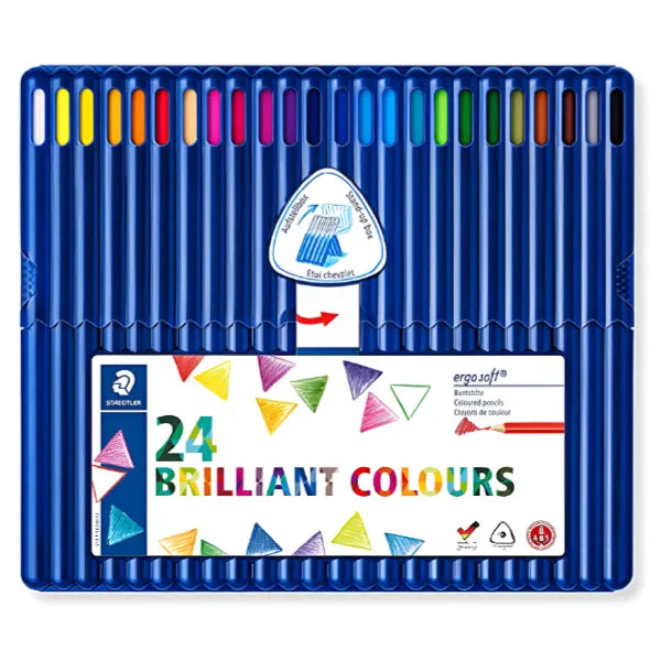 Staedtler Ergosoft Colour Pencil Set Of 24 Colors