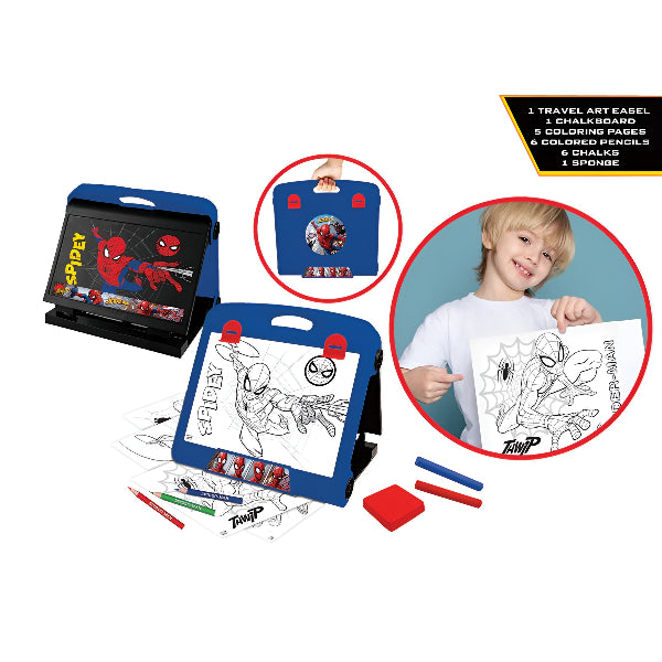 Marvel Spider-Man Art Studio – Portable Creative Drawing Set For Kids alternate