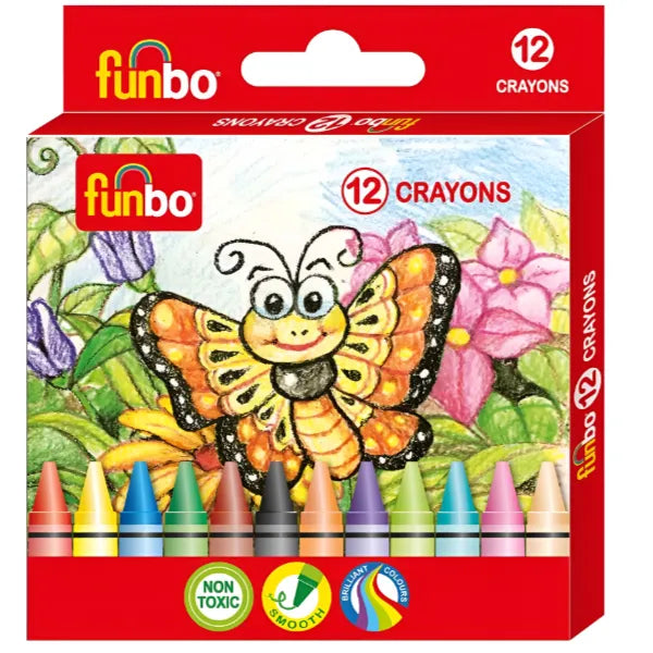 Funbo Crayon - 12 Colors