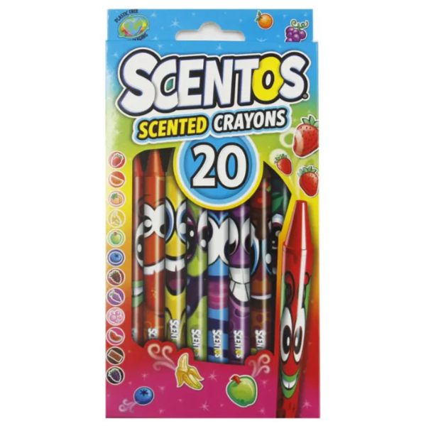 Scentos Scented Crayons Set 20pcs