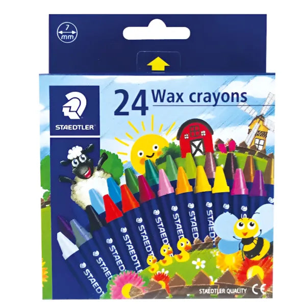 Staedtler Wax Crayon Set Of 24 Colors