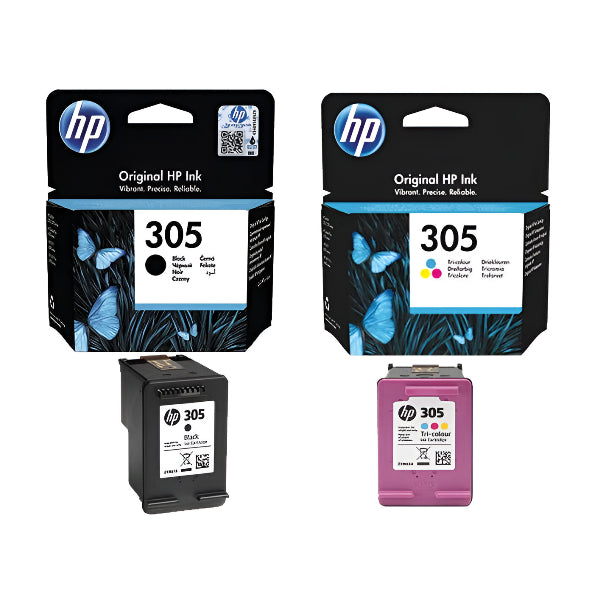 Hp 305 Black & Tri-Color Original Ink Cartridge Combo Pack