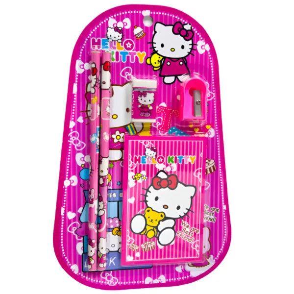Girls Cartoon Hello Kitty Character Stationery Set