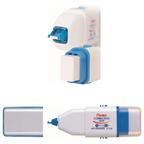 Pentel Dual Function Correction Tape And Eraser